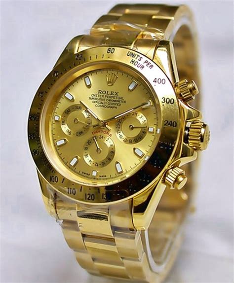 jam-jam tangan rolex emas bagi pria